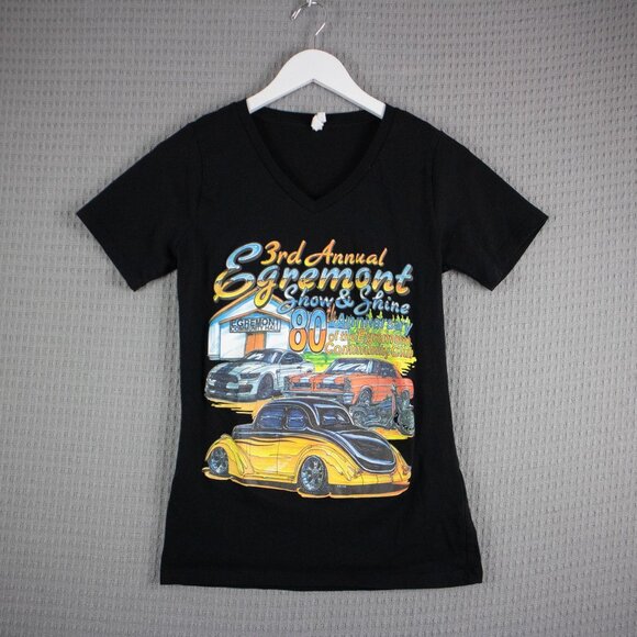 Vintage Egremont Carshow Tee Vintage Racing Womens Medium - Picture 1 of 8